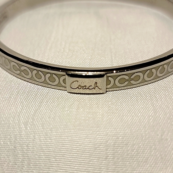 Coach Signature Thin Bangle Bracelet - Picture 3 of 6